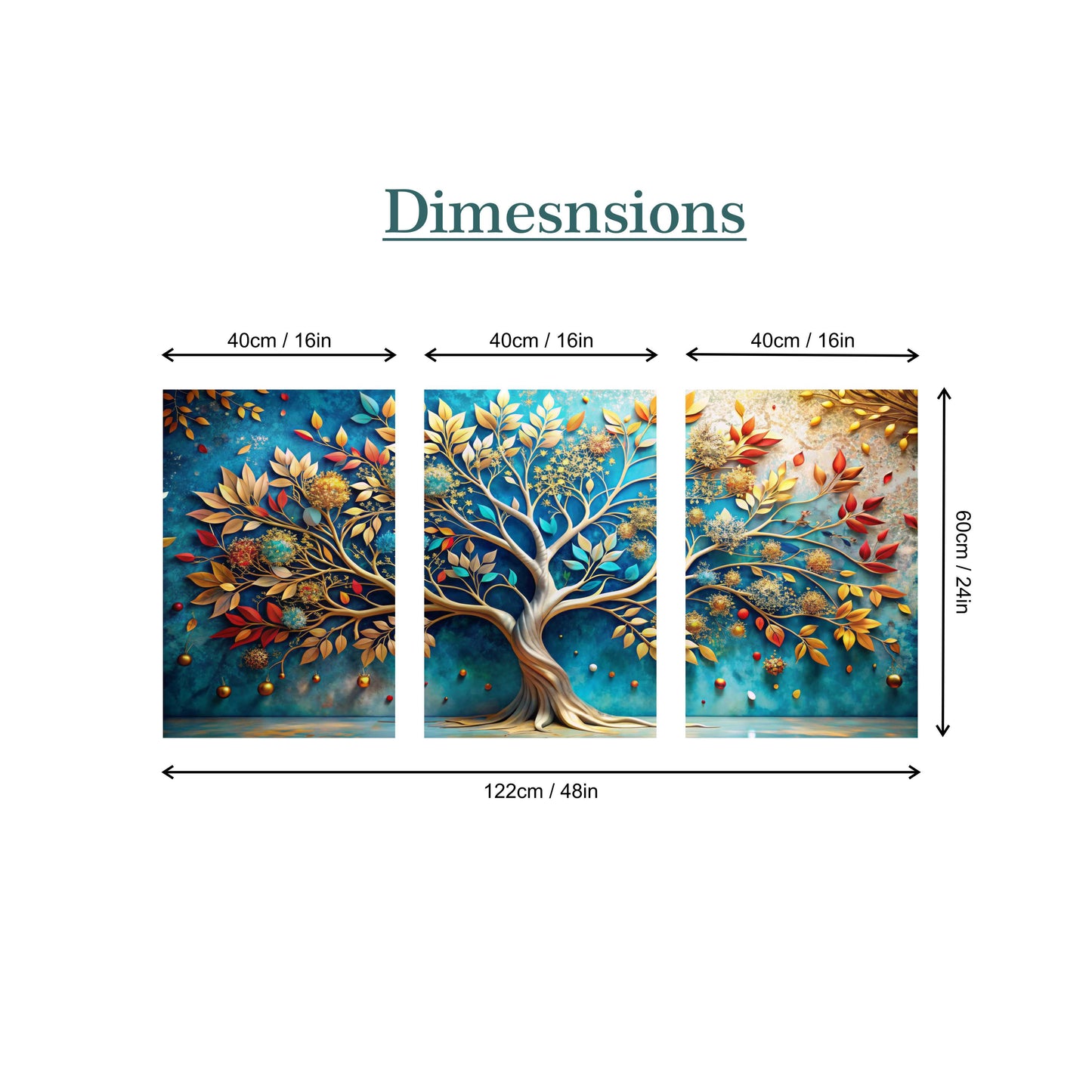 Magical Tree of Life Canvas Painting