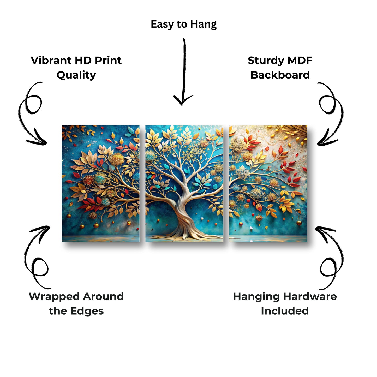 Magical Tree of Life Canvas Painting