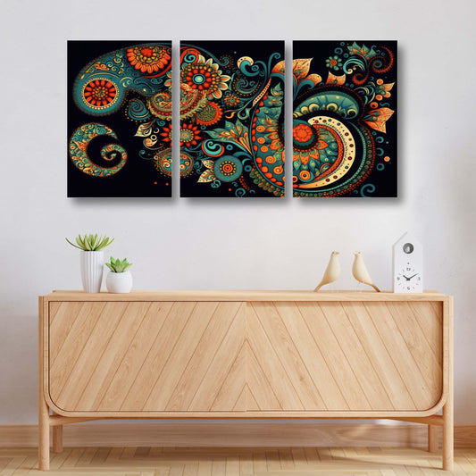 Bohemian Mandala Canvas Painting