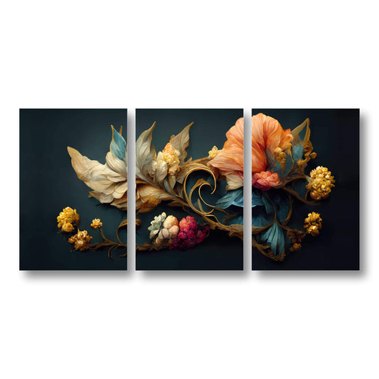 Vintage Botanical Elegance Canvas  Painting