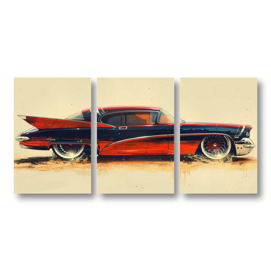 Classic Retro Car Modern Canvas Painting