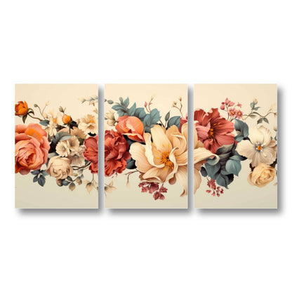 Vintage Botanical Canvas Painting