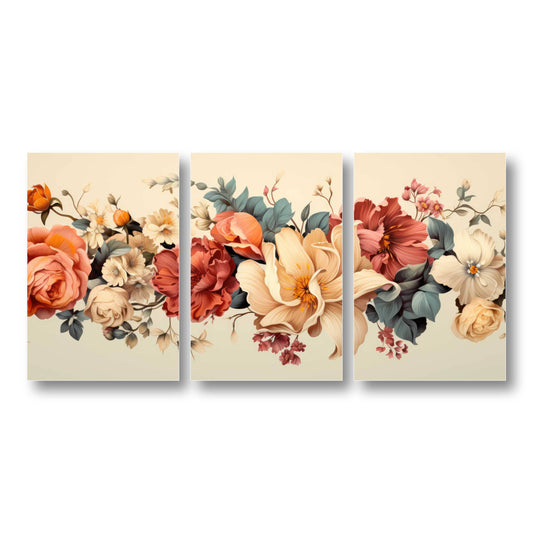 Vintage Botanical Canvas Painting