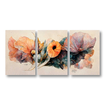 Floral Abstract Canvas Painting