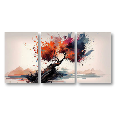 Vibrant Tree Canvas Painting