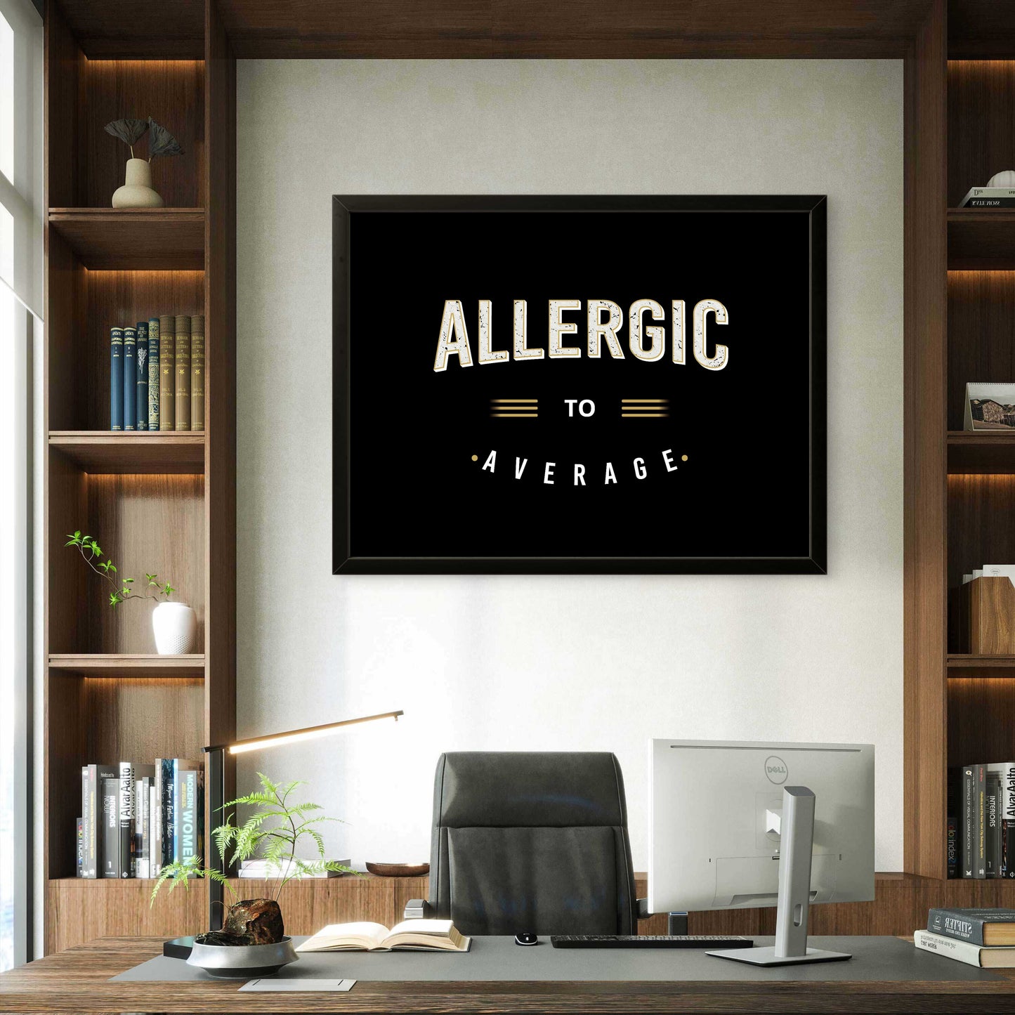 ALLERGIC TO AVERAGE