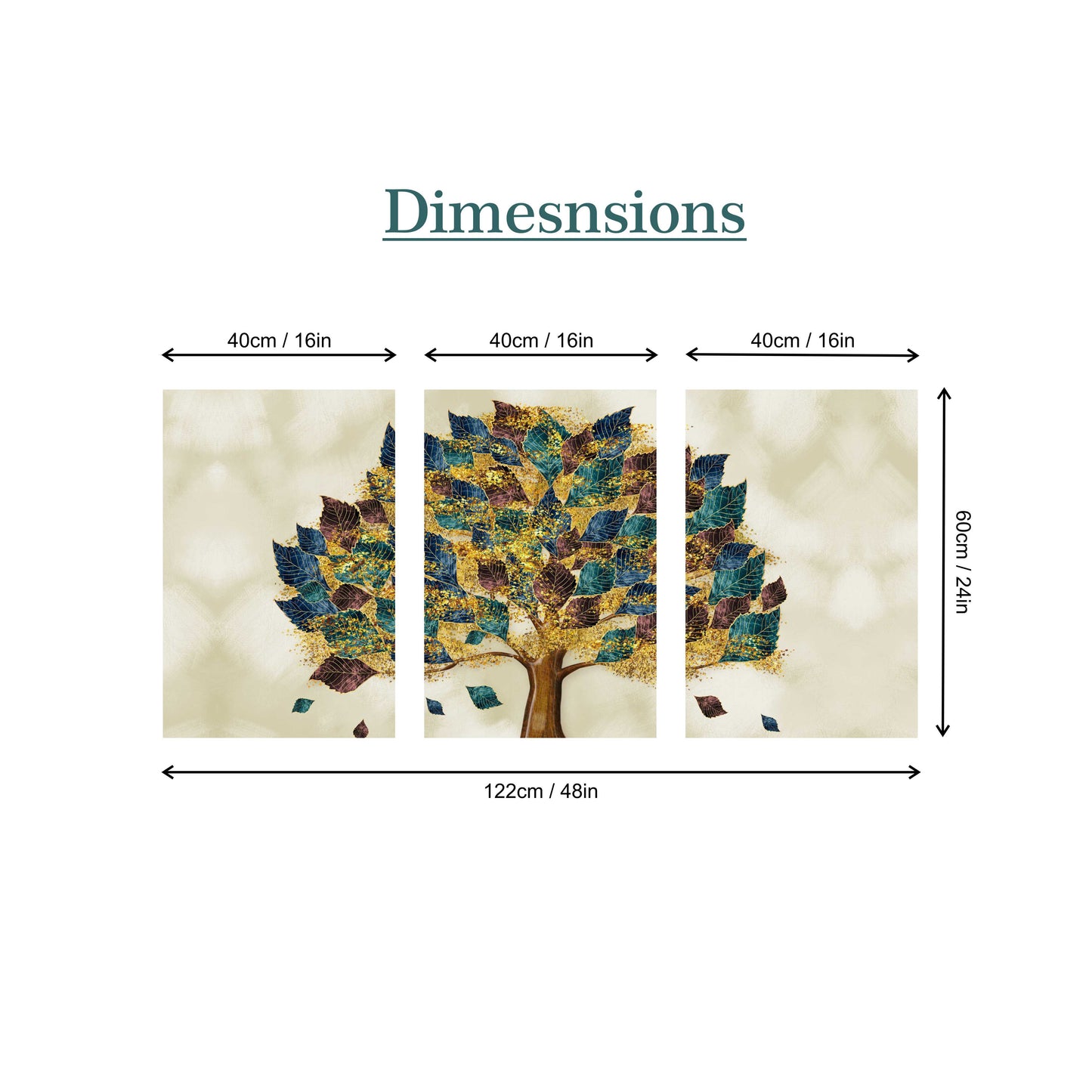 Vibrant Banyan Tree Canvas Painting