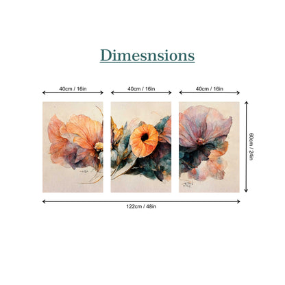 Floral Abstract Canvas Painting