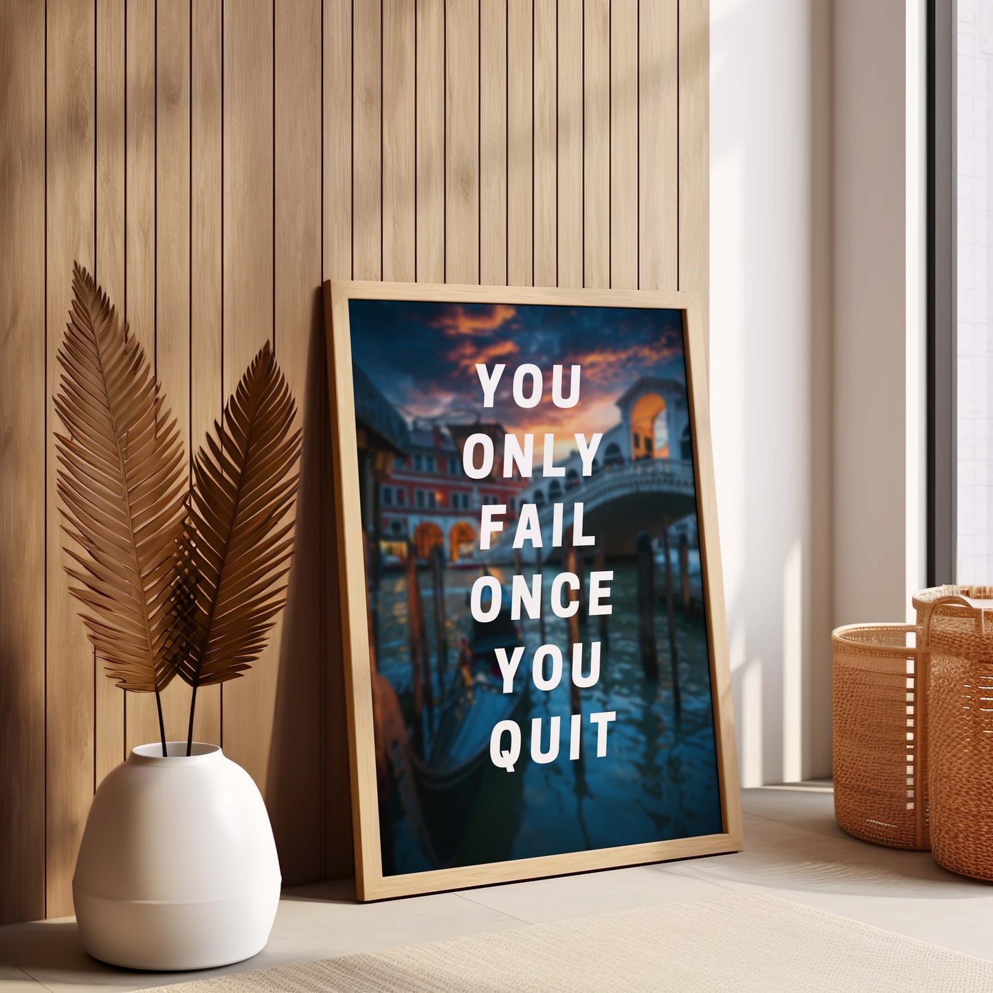 You Only Fail Once You Quit