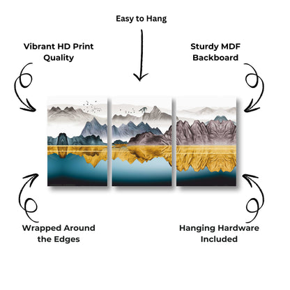 Nature Mountain Canvas Painting