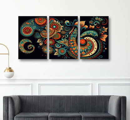 Bohemian Mandala Canvas Painting